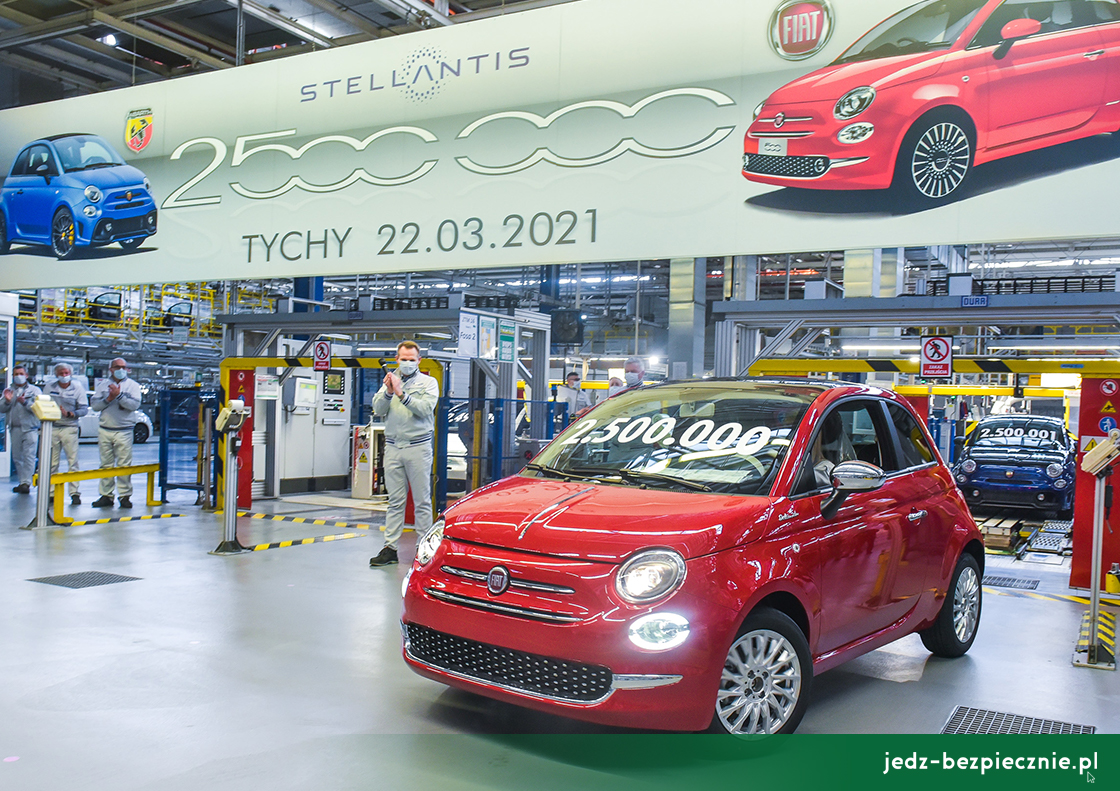 Z rynku - 2,5 mln Fiatów 500, rekord fabryki w Tychach